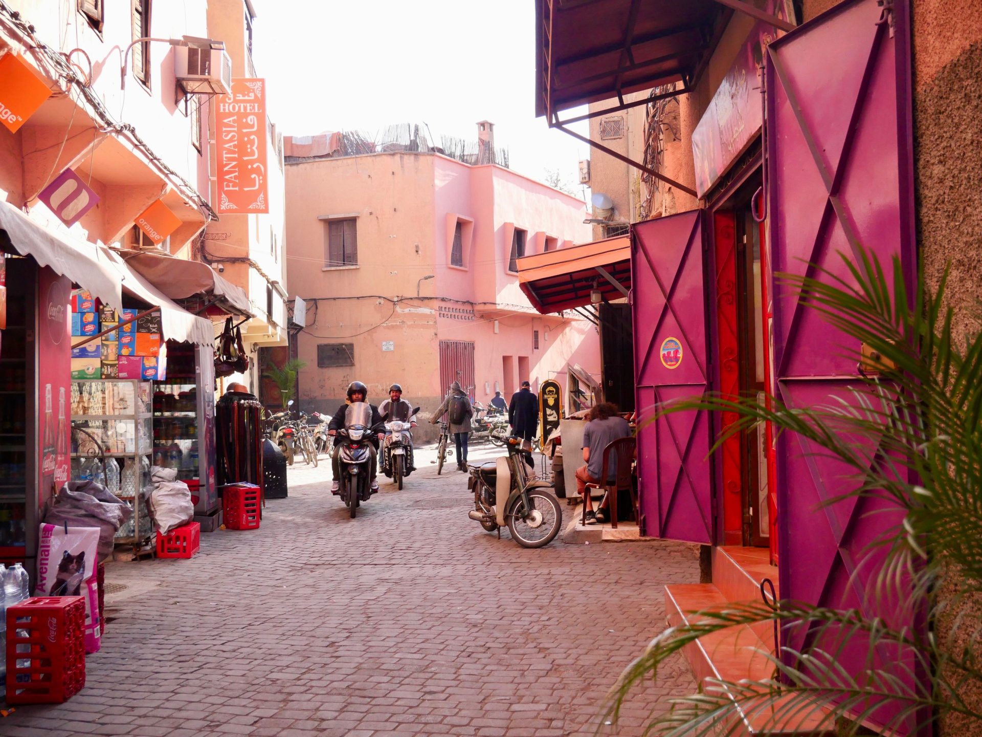 Kleurrijk Marrakech straat
