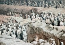 Het Terracotta leger in Xi'an