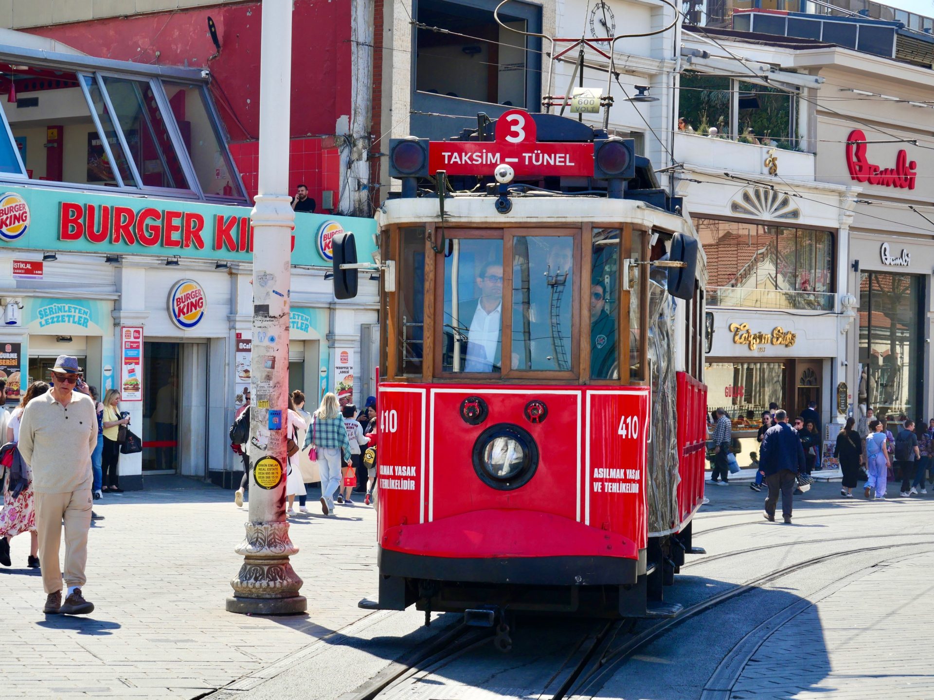 Vintage tram istanbul