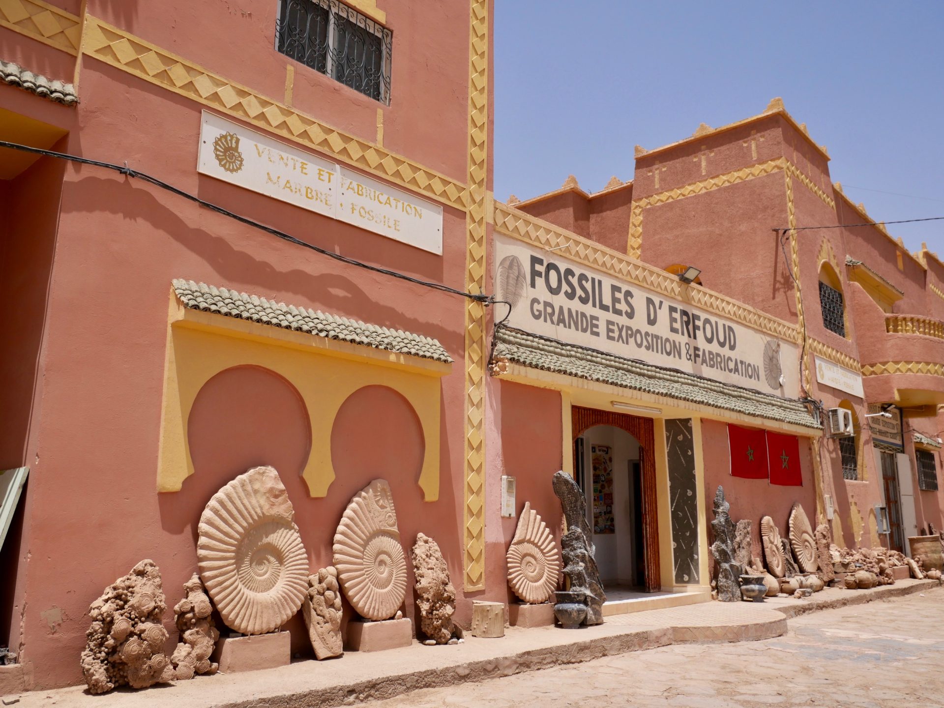 Bezoek het Fossiel museum in erfoud