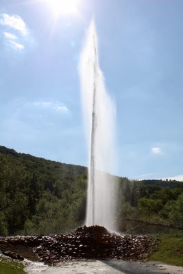 Geiser Andernach in de Eifel