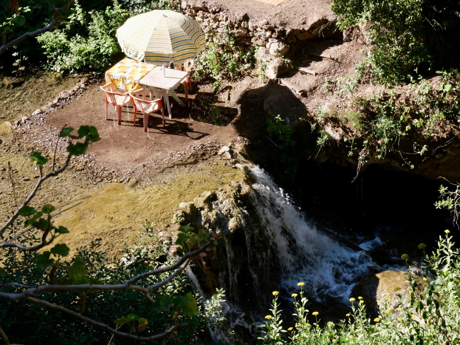 terras in de waterval