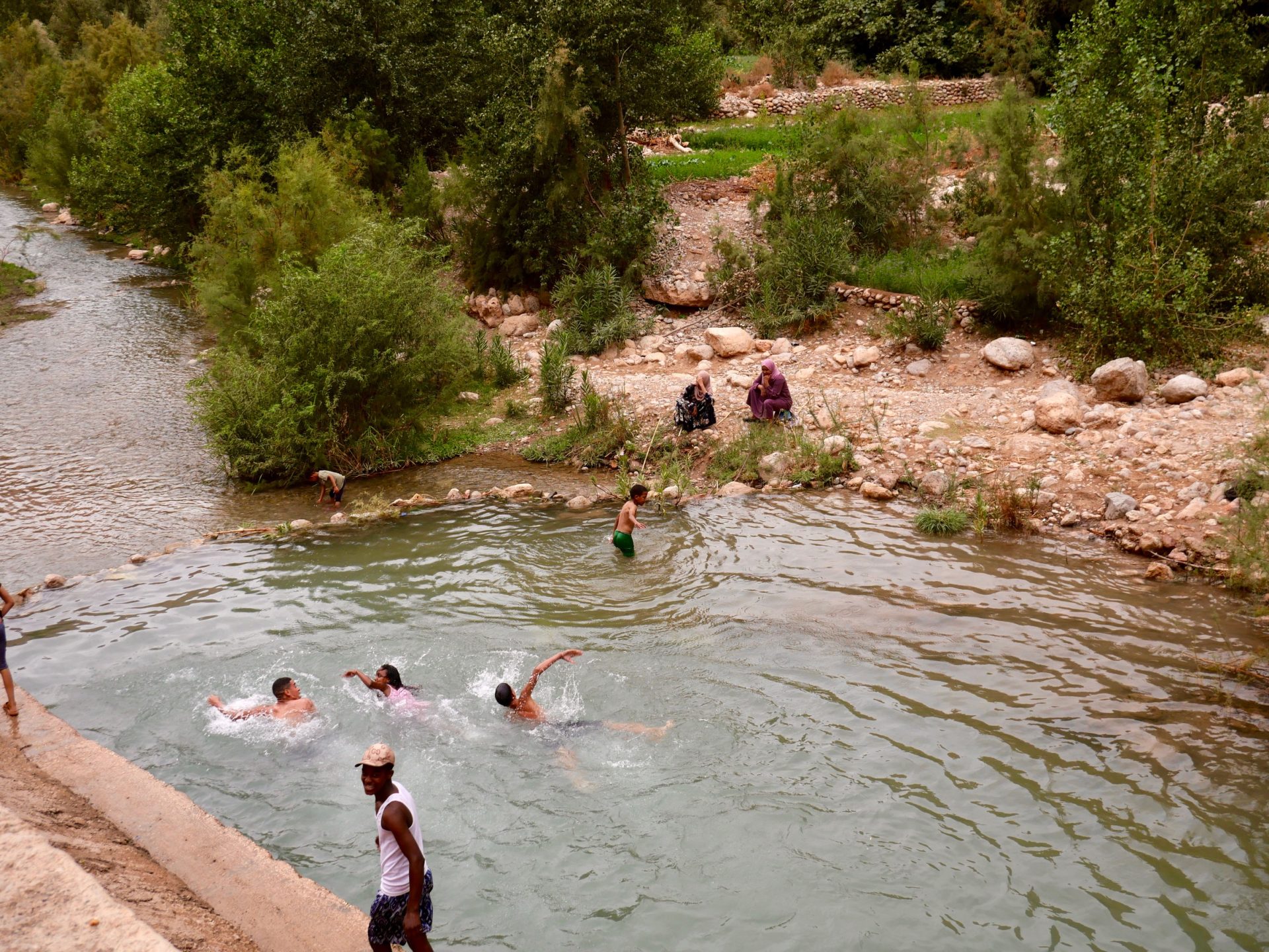 zwemmen todra kloof