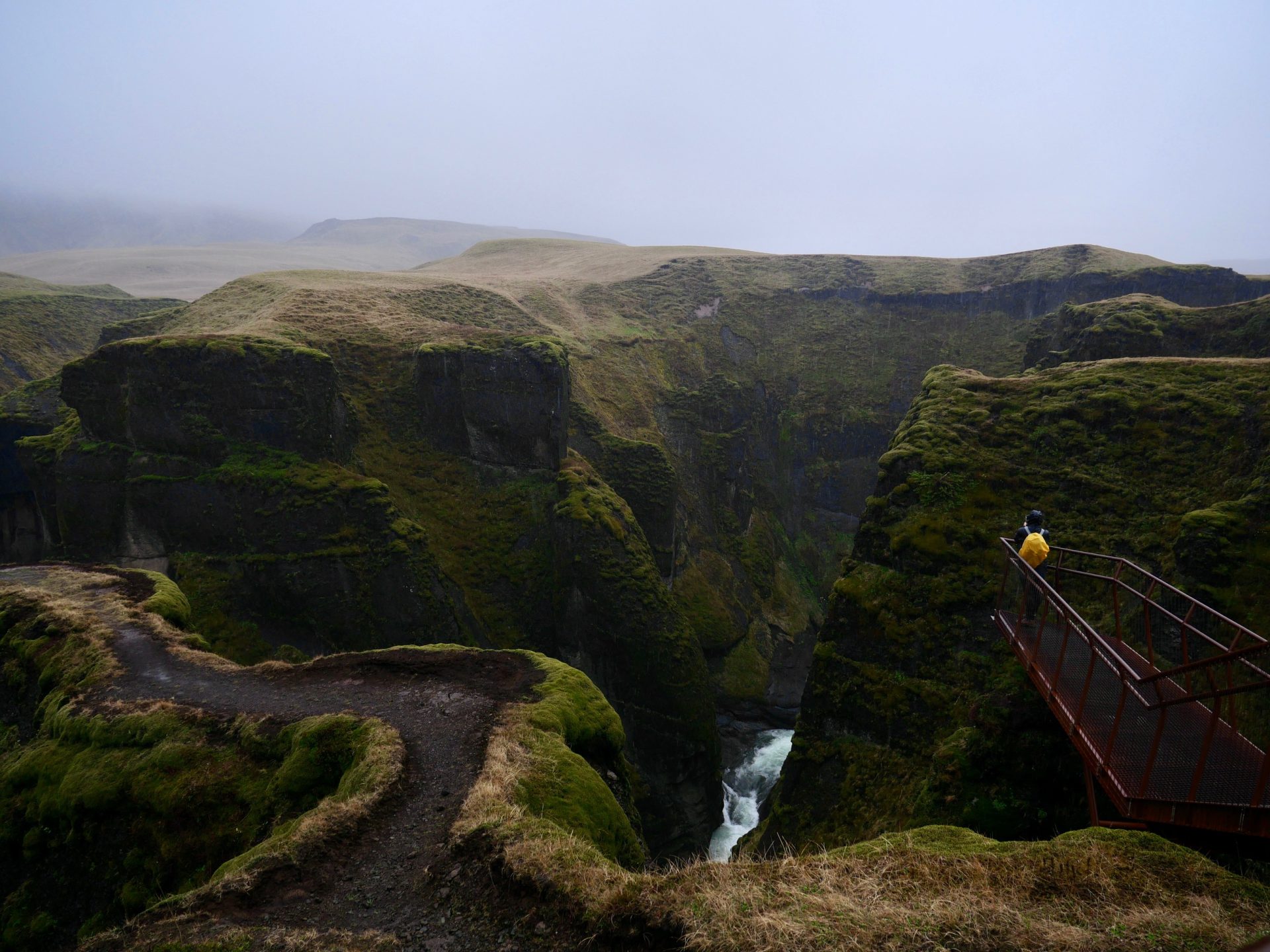 uitkijkplatform Fjaðrárgljúfur viewpoint