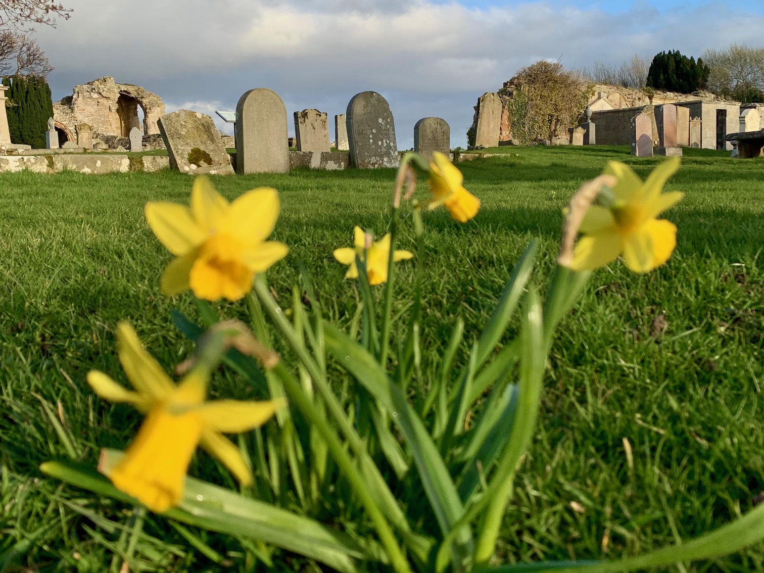 Hoe kom je bij de ruïnes van Kinloss Abbey?