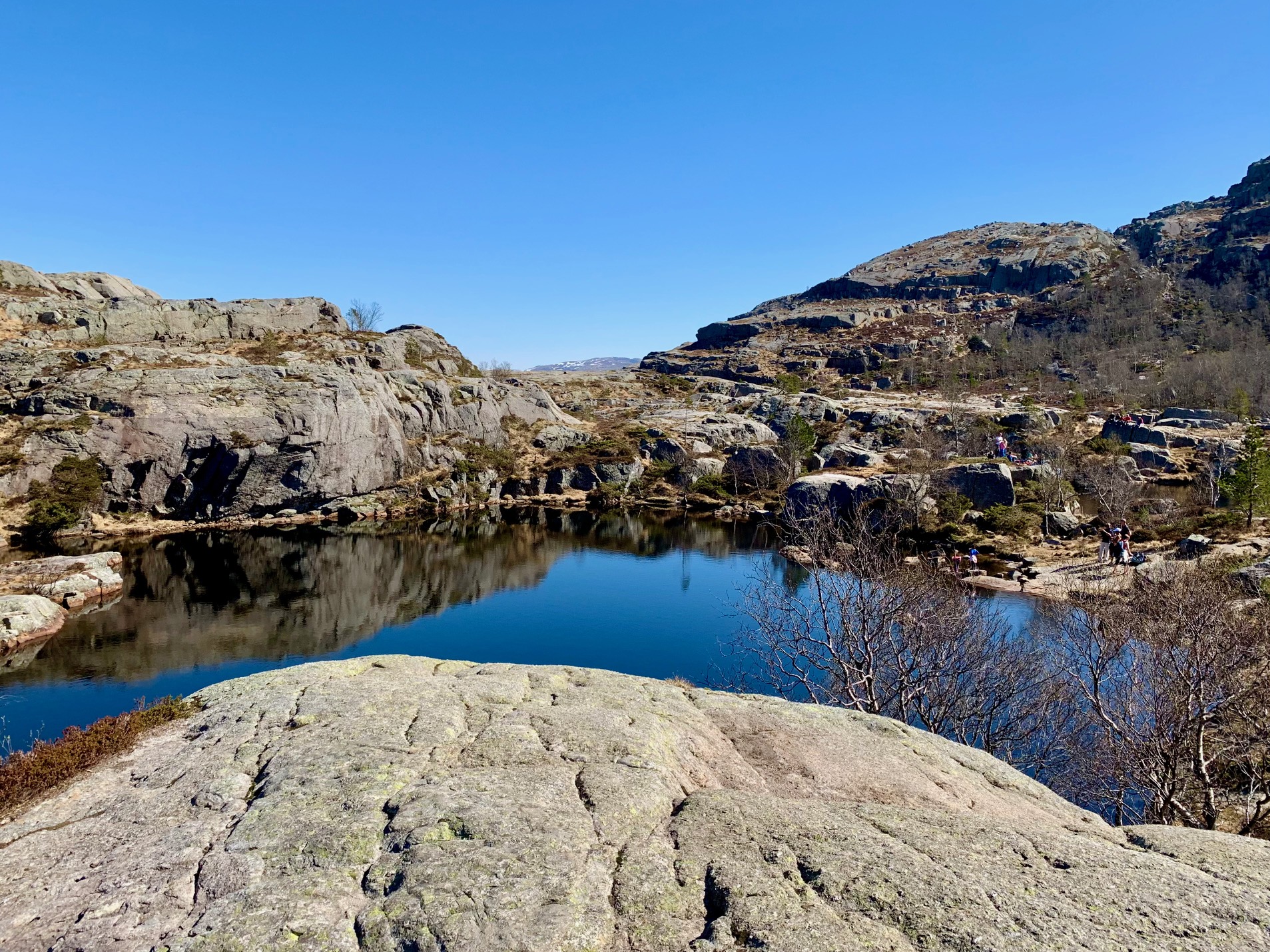 Bergmeer Tjødnane preikestolen