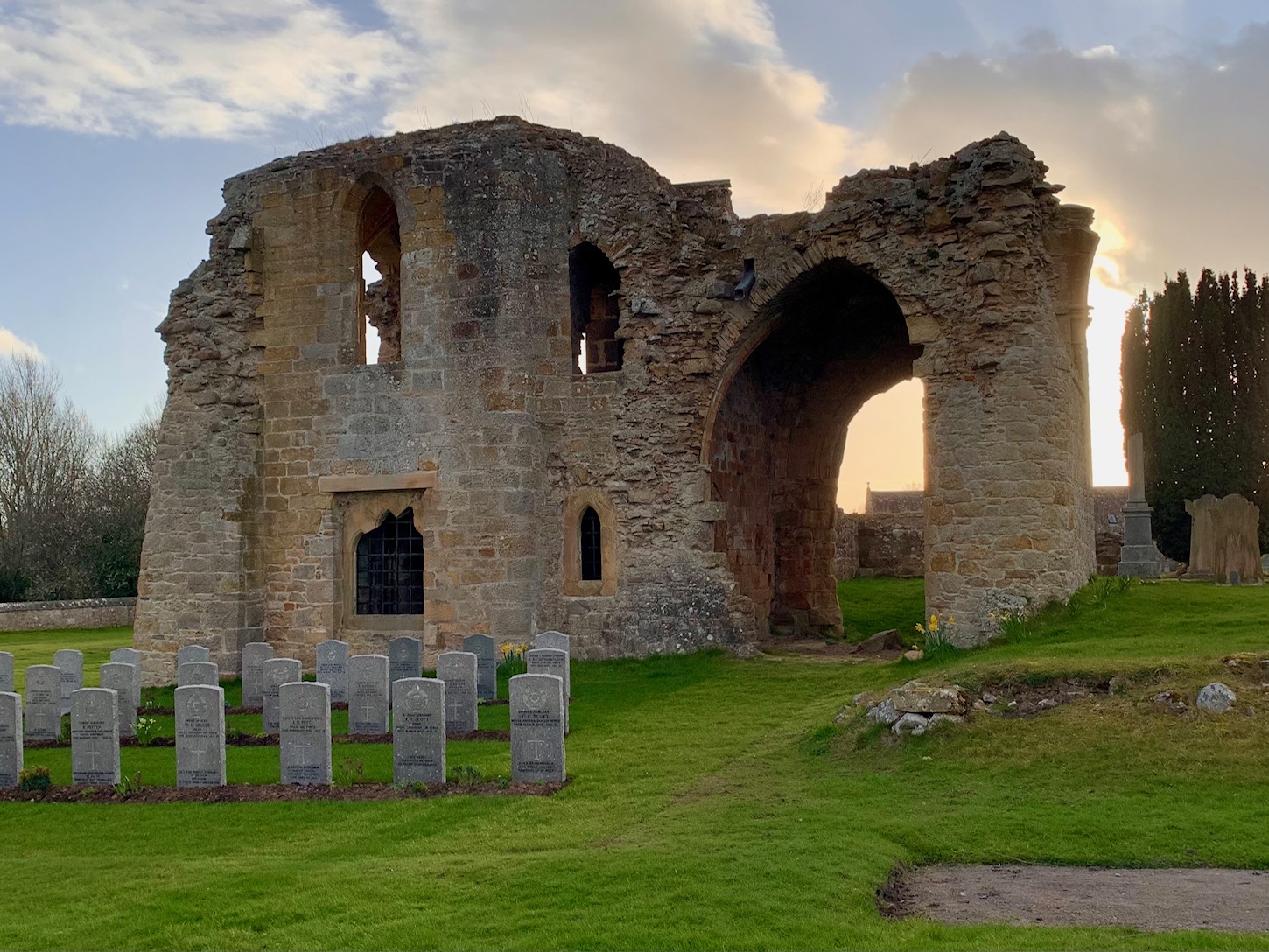 Kinloss Abbey bezoeken?