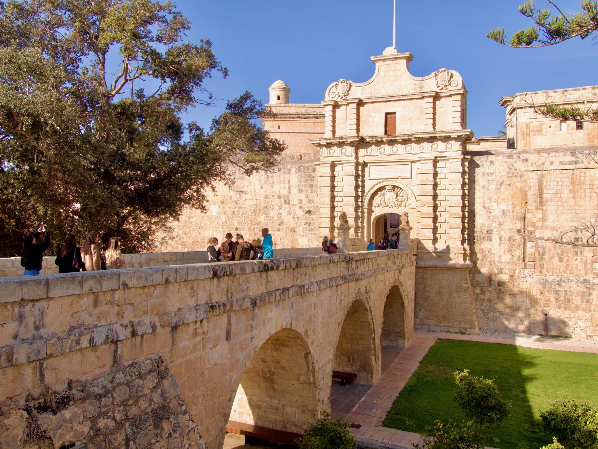 Mdina toegangsbrug