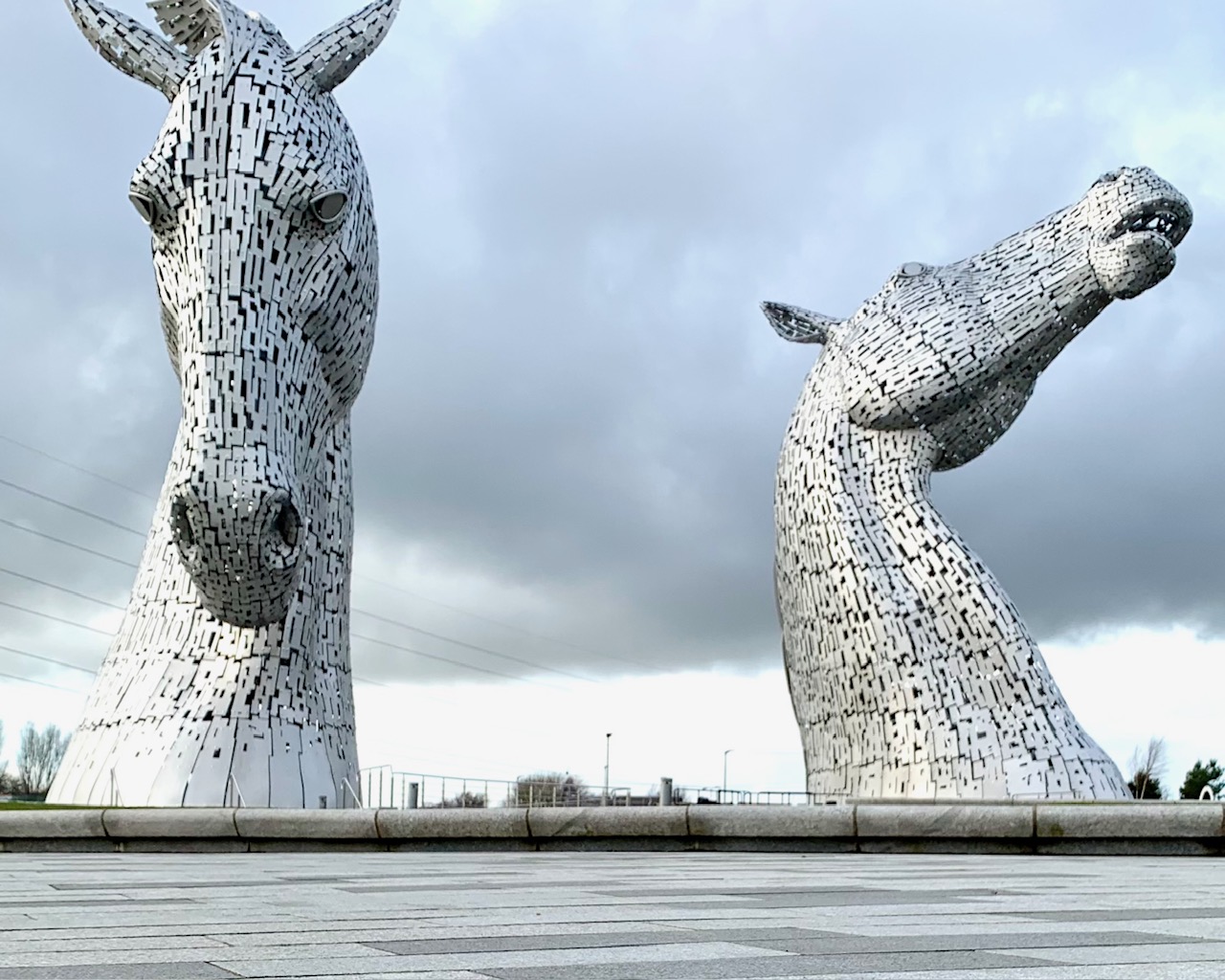 Paardenbeelden bij Grangemouth en Flakirk