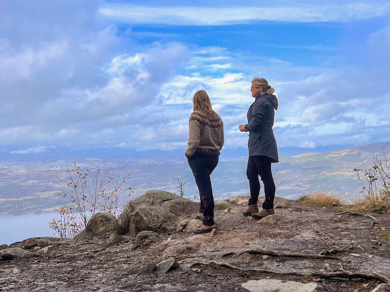 Uitzicht op steinsfjord